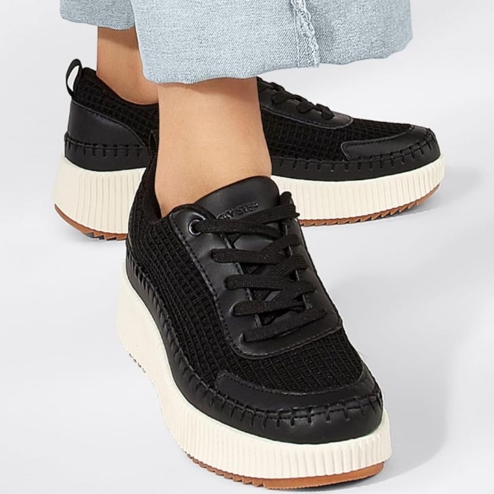 BRAND NEW FOREVER LINK PLATFORM CHUNKY CASUAL  RETRO BRAIDED WALKING SNE…
